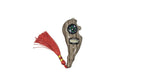 Wooden Feng Shui Compass with Digital Clock & Tassel Keychain