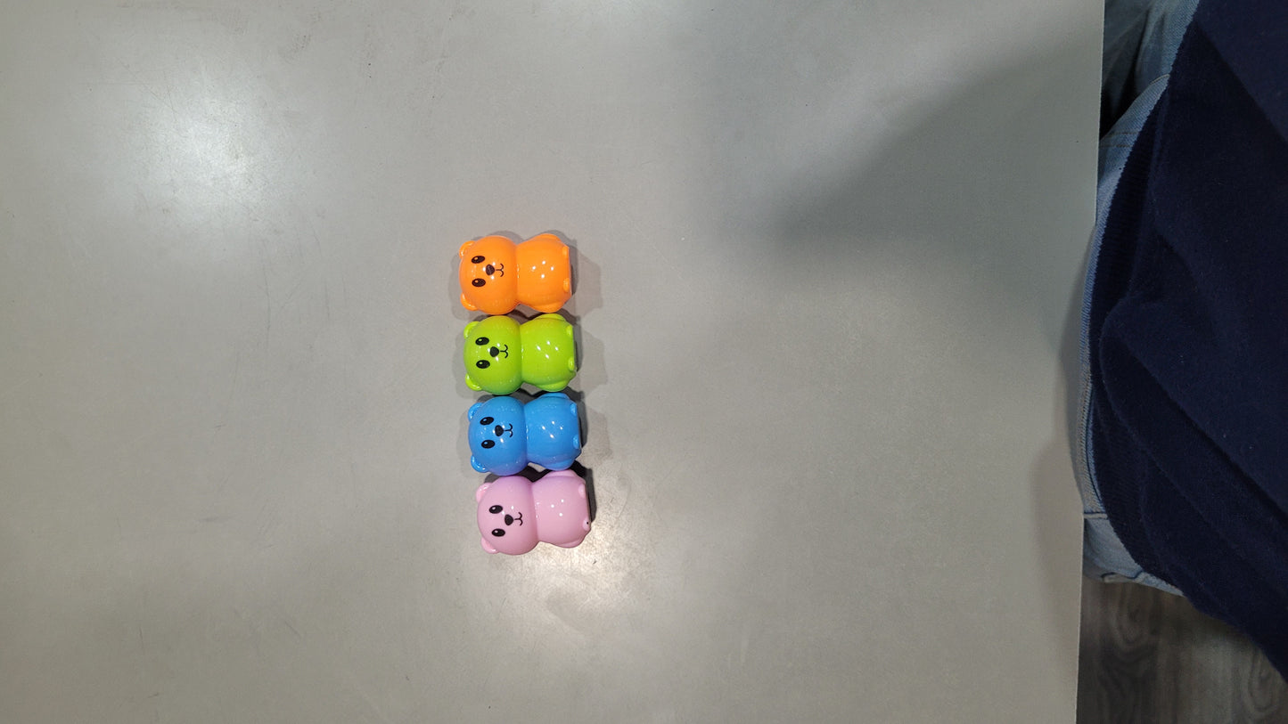 Cute Bear Pencil Sharpener – Mini Cartoon Sharpener for Kids