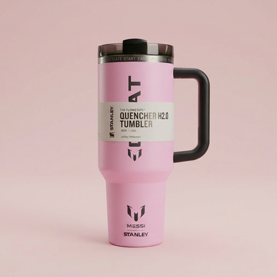 Stanley Messi Edition Quencher H2.0 Tumbler – 40oz Insulated Travel Mug