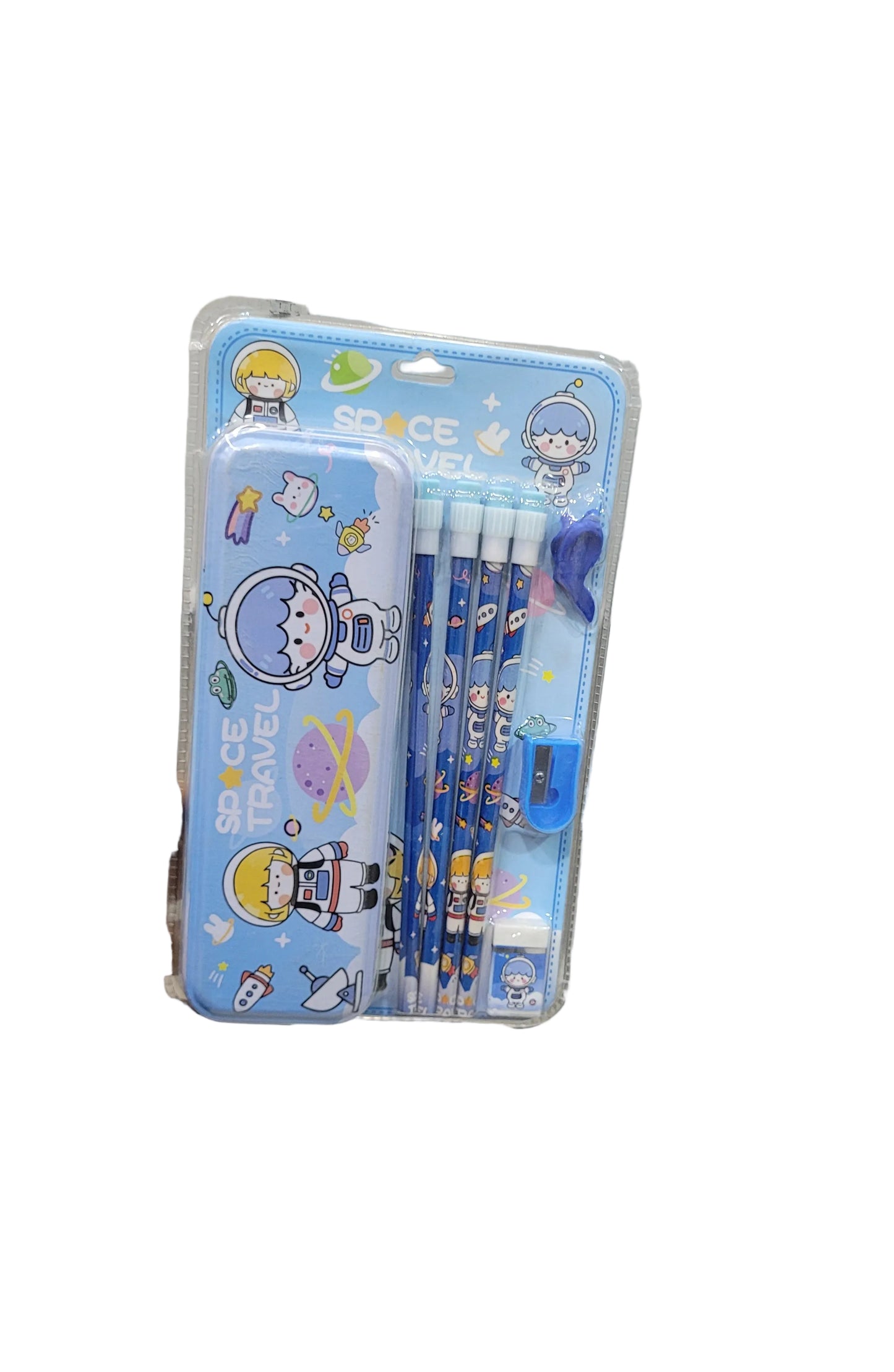 Kids Cute Pencil Box Stationery Set