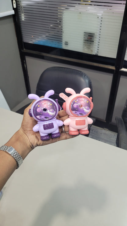 Bunny Astronaut Pencil Sharpener – Cute Space-Themed Stationery for Kids