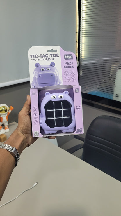 Dino Tic-Tac-Toe Game with Lights & Sound – 2-in-1 Fun Play