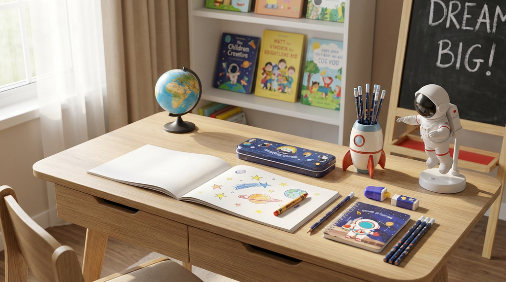 Kids Carry Stationery Kit – Cute Theme All-in-One Set