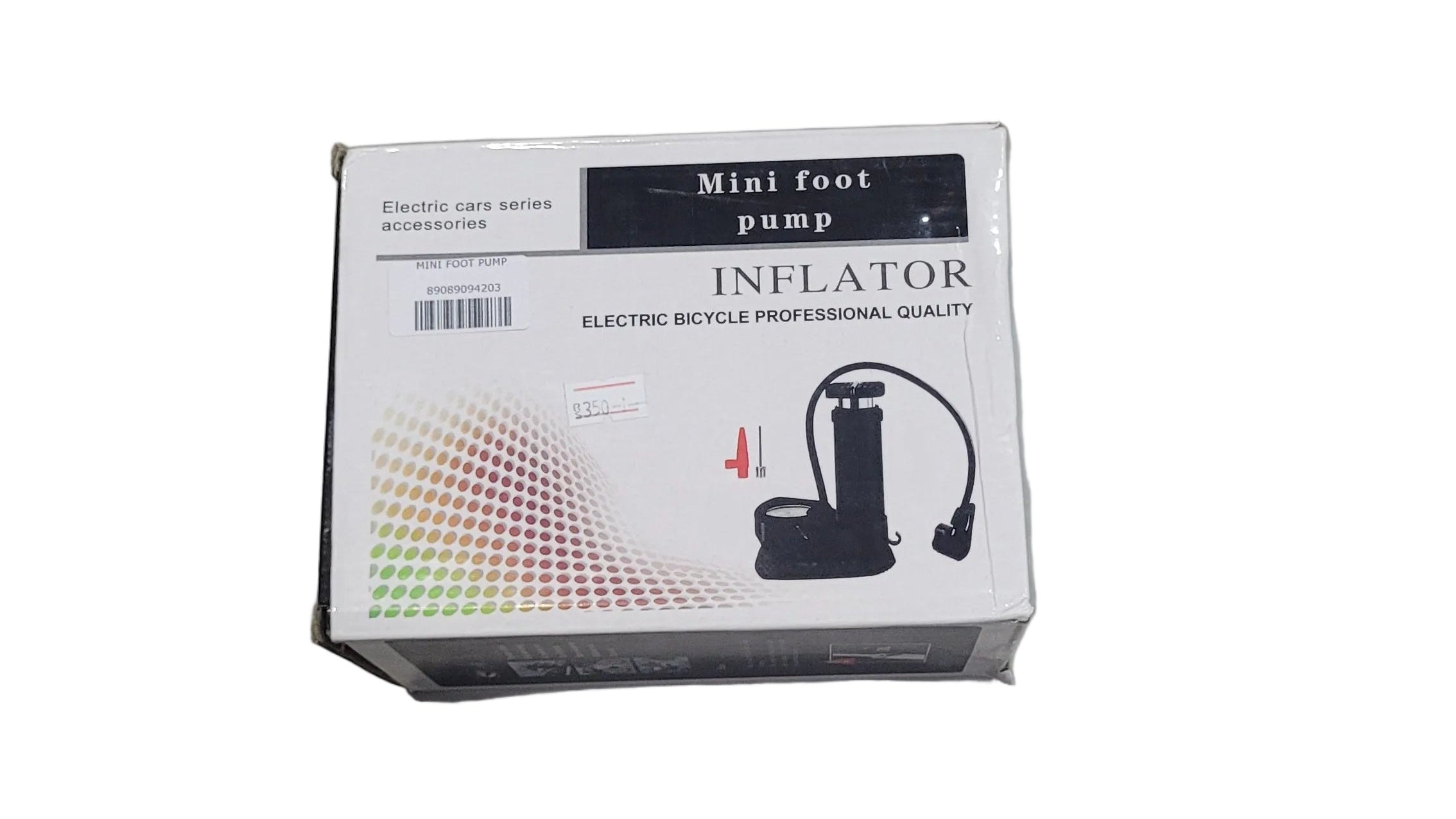 Mini Foot Air Pump Inflator with Pressure Gauge for Bicycle & Car