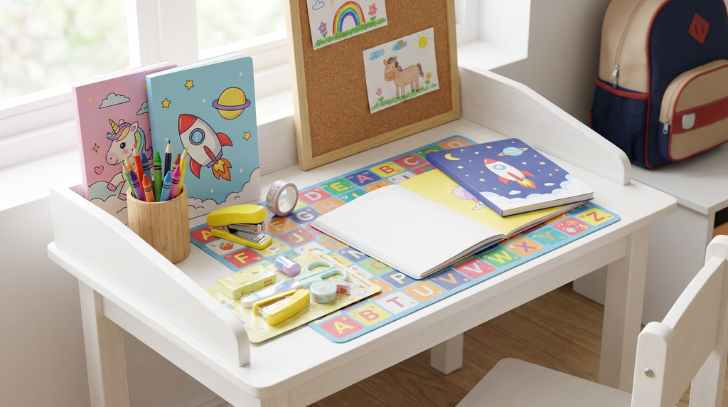 Cute DIY Mini Stationery Kit – Cartoon Craft Set for Kids