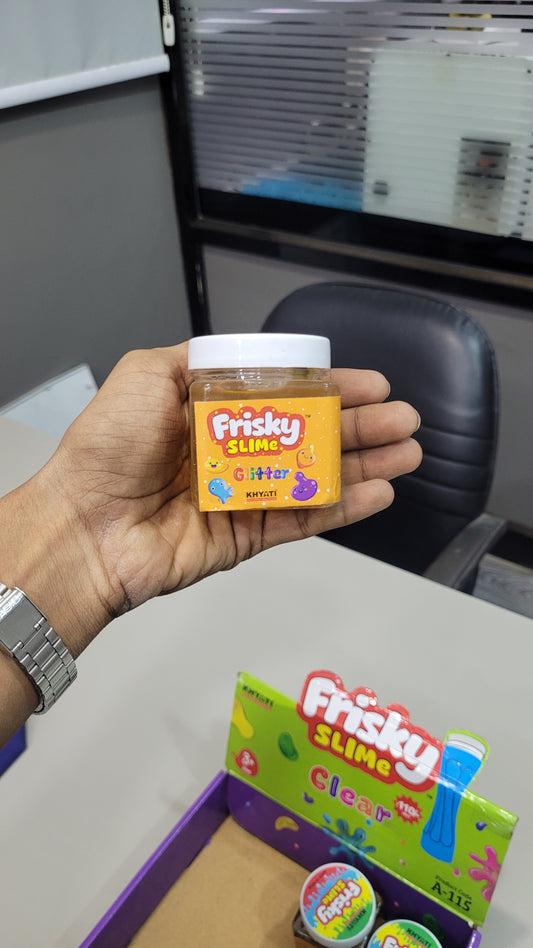 Frisky Slime Glitter – Stretchy, Sparkly Fun for Kids