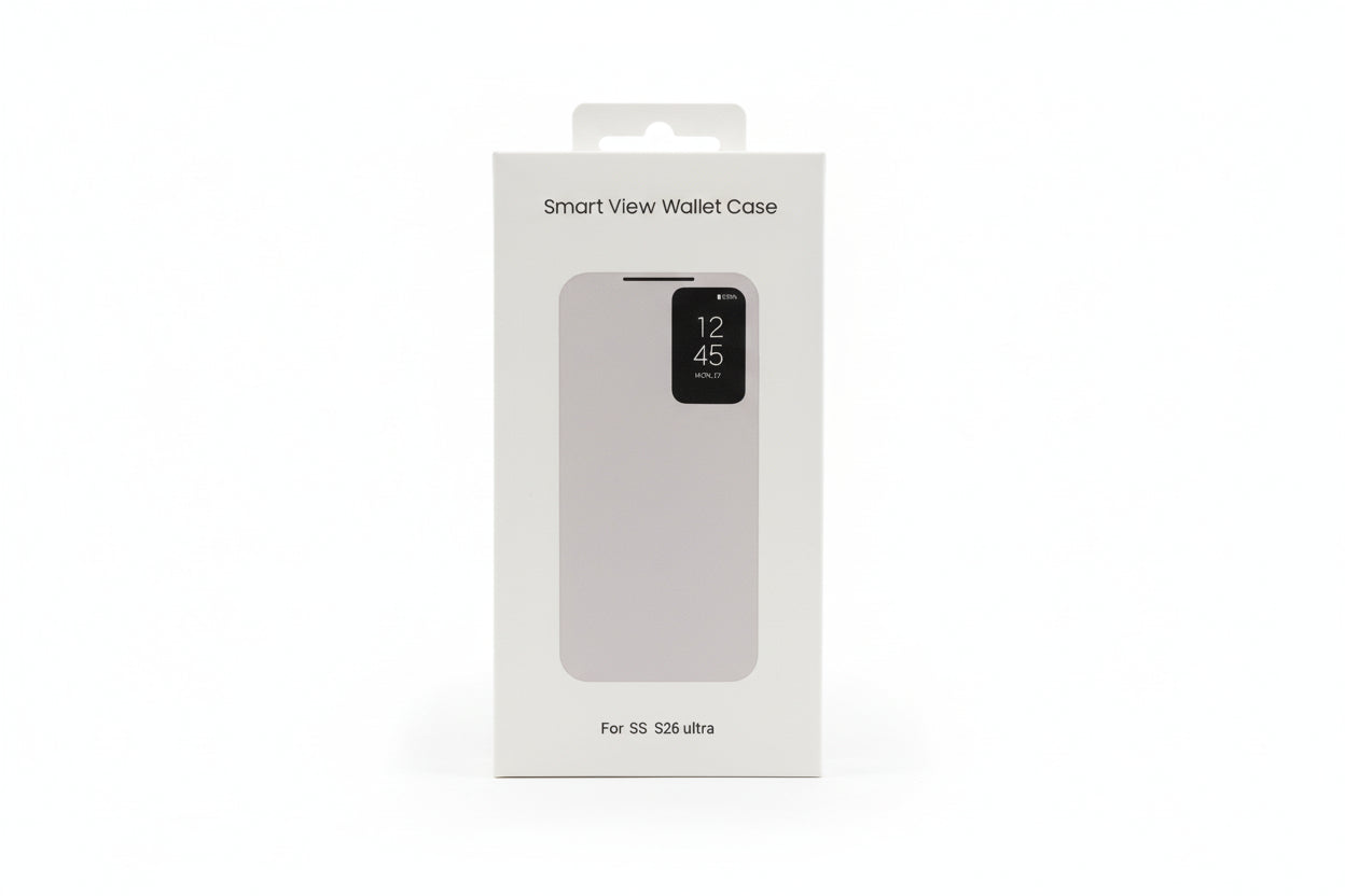 Smart View Flip Wallet Case for Samsung Galaxy S26 Ultra