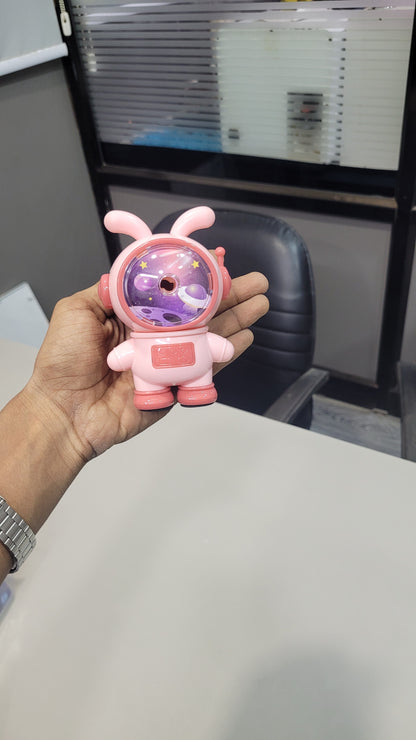Bunny Astronaut Pencil Sharpener – Cute Space-Themed Stationery for Kids