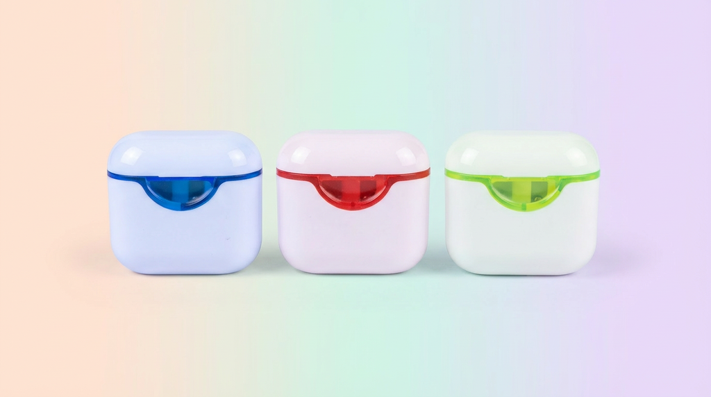 AirPods Style Pencil Sharpener – Cute, Compact & Mess-Free