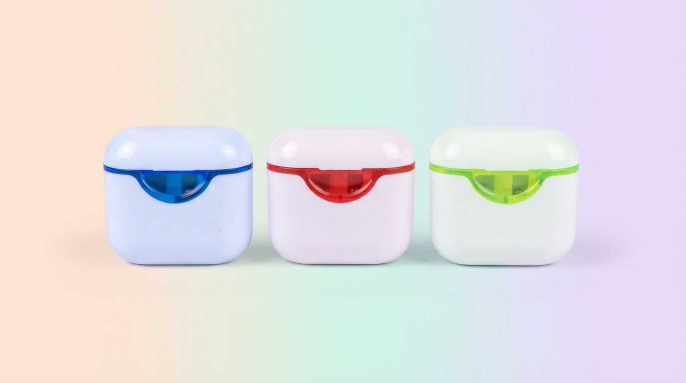 AirPods Style Pencil Sharpener – Cute, Compact & Mess-Free