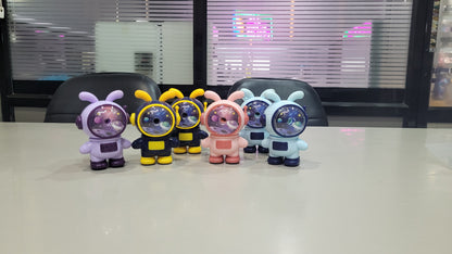 Bunny Astronaut Pencil Sharpener – Cute Space-Themed Stationery for Kids