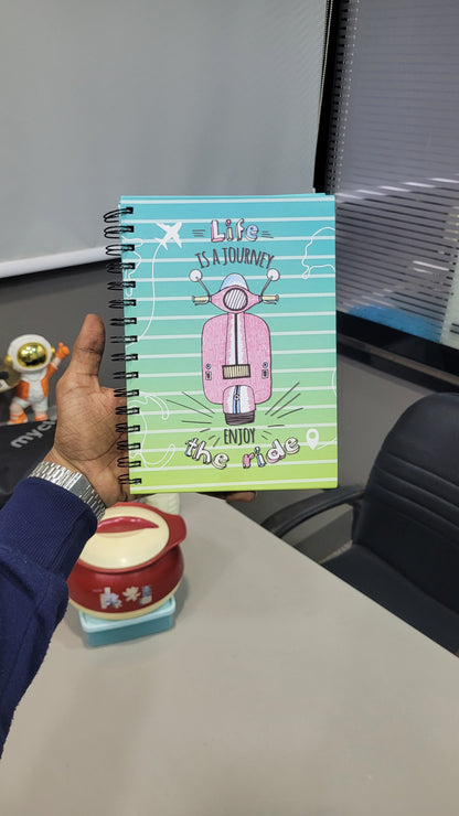 Premium Spiral Notebook – Aesthetic & Trendy Cover Designs