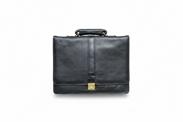 Black Leather Executive Briefcase