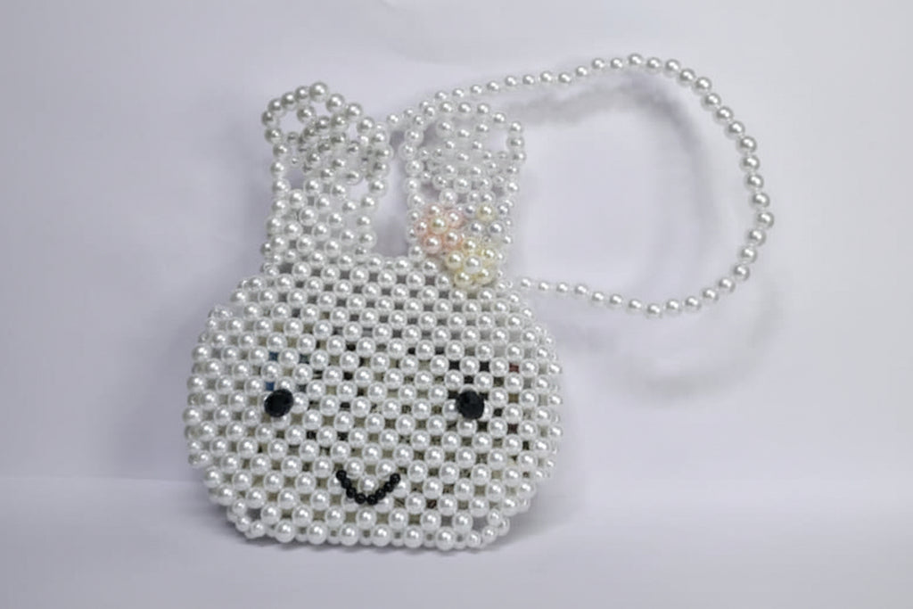Luxury Pearl Beaded Mini Handbag