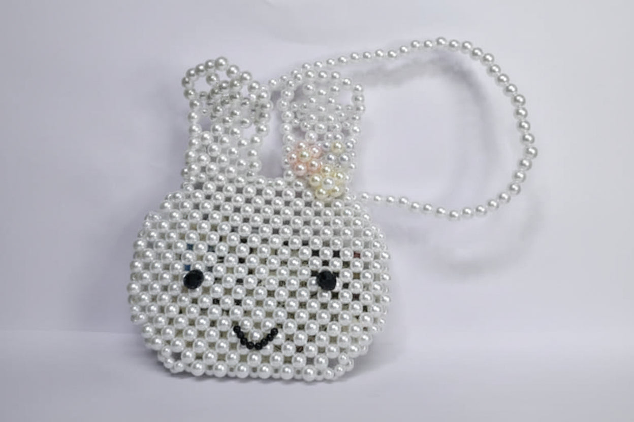 Luxury Pearl Beaded Mini Handbag