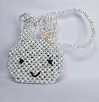 Luxury Pearl Beaded Mini Handbag