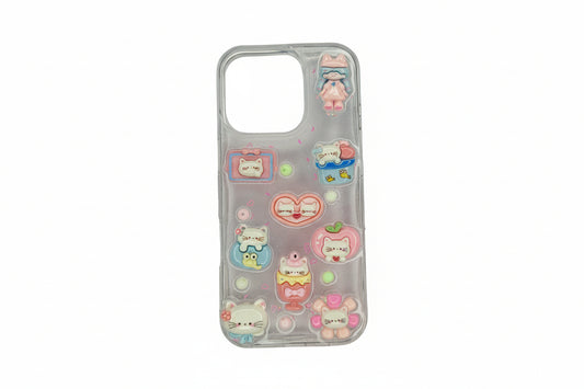 3D Cute Cartoon Character Phone IPhone 16 Pro Max Case
