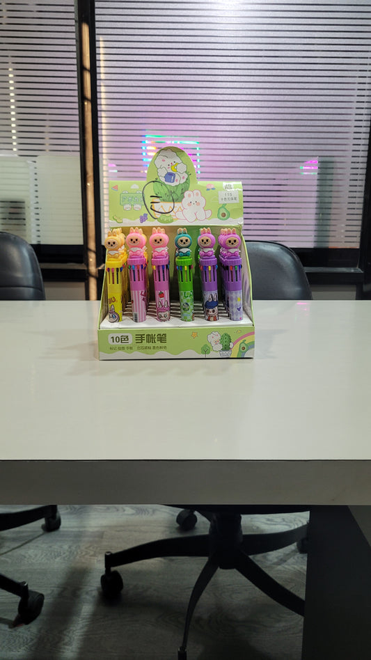 Cartoon Character Multicolor Pens – Fun Writing for Little Hands