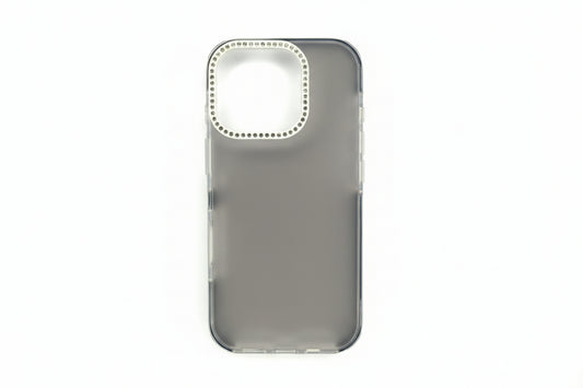 Matte Pastel Phone IPhone 16 Pro Max Case with Crystal Camera Frame