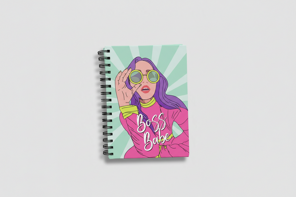 Premium Spiral Notebook – Aesthetic & Trendy Cover Designs