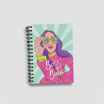 Premium Spiral Notebook – Aesthetic & Trendy Cover Designs