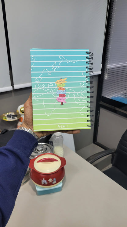 Premium Spiral Notebook – Aesthetic & Trendy Cover Designs