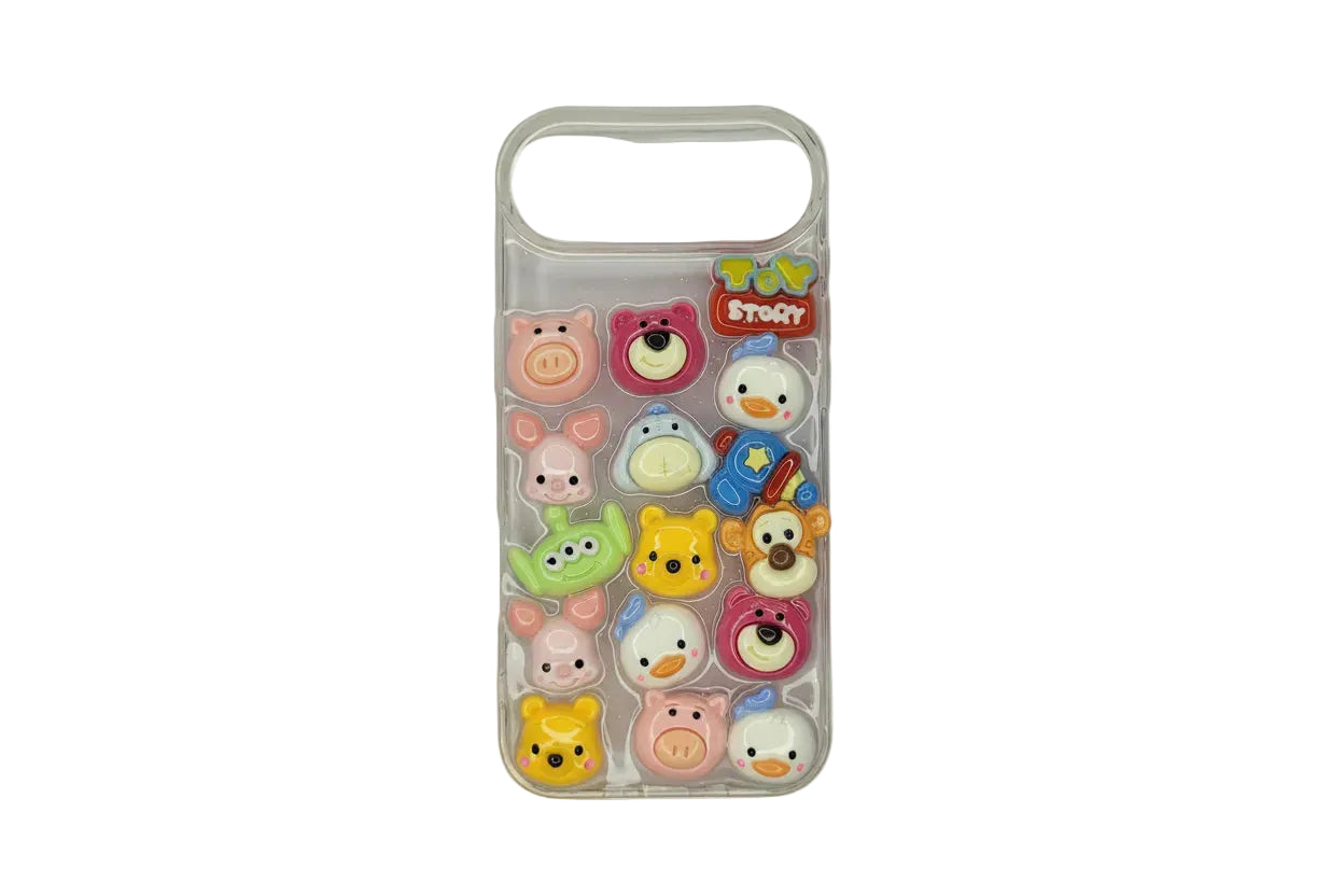 3D Cute Cartoon Character Phone IPhone 17 AIR Case