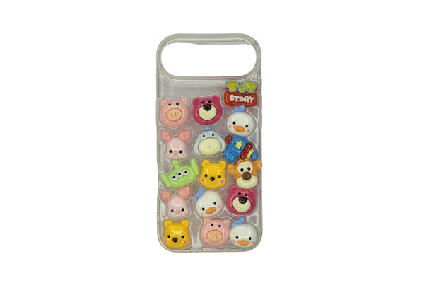3D Cute Cartoon Character Phone IPhone 17 AIR Case