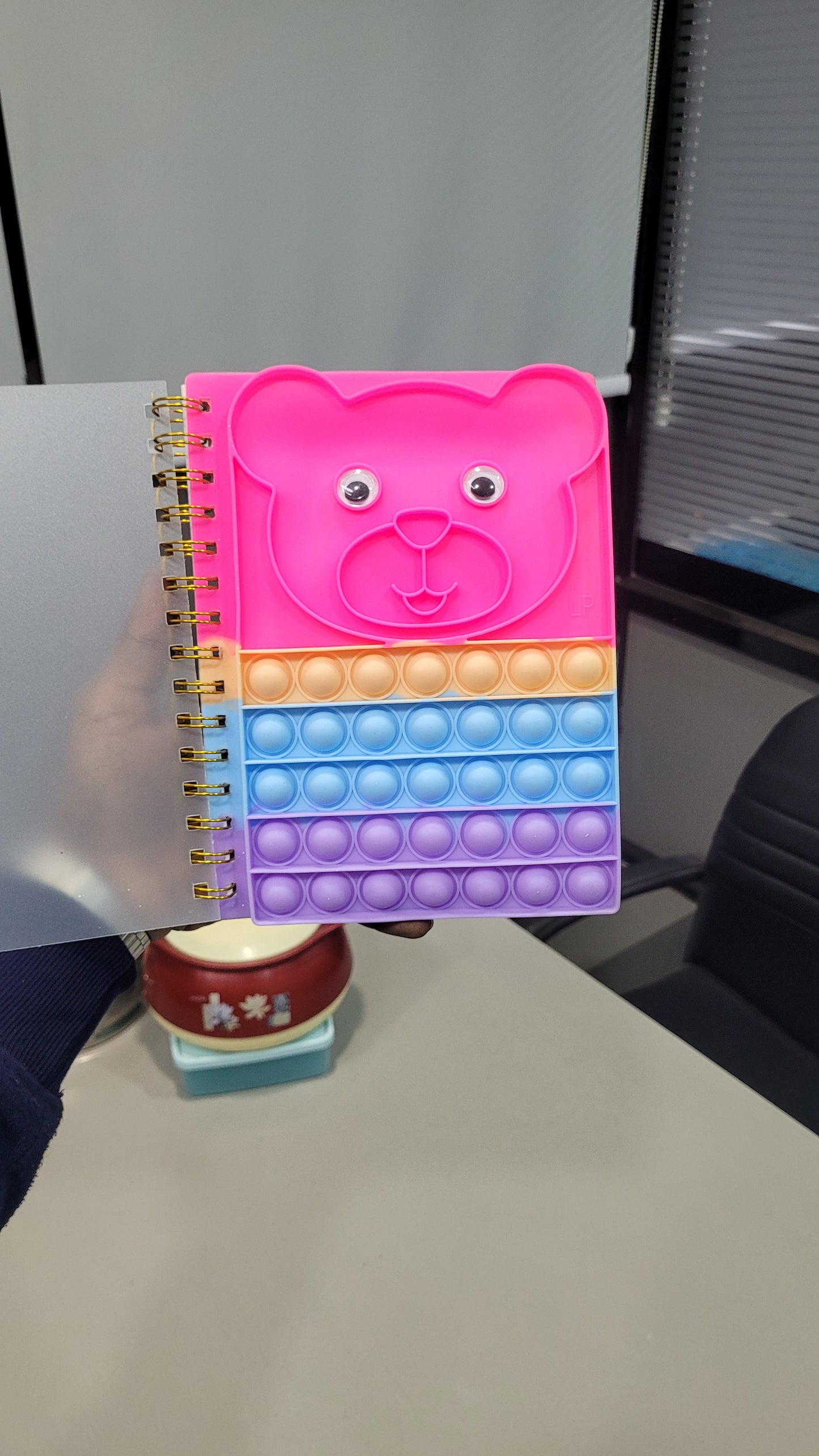 Pop-It Spiral Notebook – Fun Fidget Cover with Ruled Pages