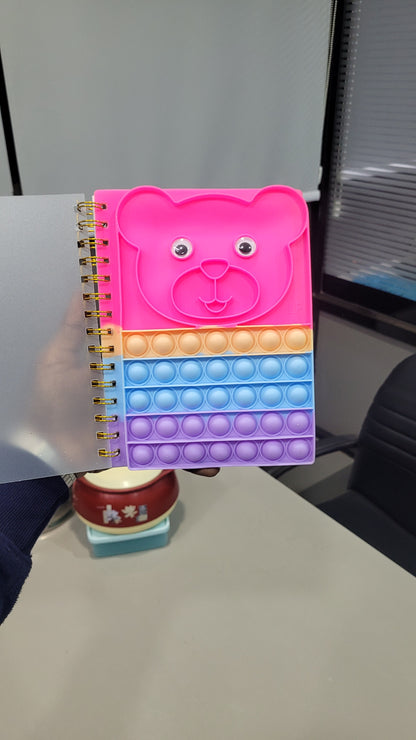 Pop-It Spiral Notebook – Fun Fidget Cover with Ruled Pages