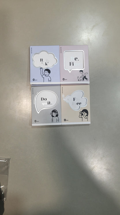 Motivational Sticky Notes Set – Positive Quotes for Daily Inspiration