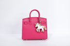 Embroidered Luxury Mini Top-Handle Handbag