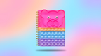 Pop-It Spiral Notebook – Fun Fidget Cover with Ruled Pages