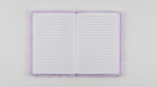 Fluffy Unicorn Notebook – Soft Plush Cover with Ruled Pages