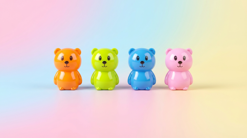 Cute Bear Pencil Sharpener – Mini Cartoon Sharpener for Kids