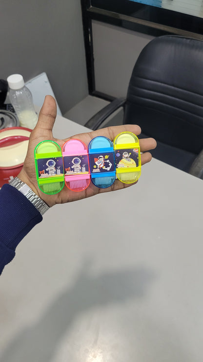 Astronaut Sharpener & Eraser – Space Theme Kids Stationery