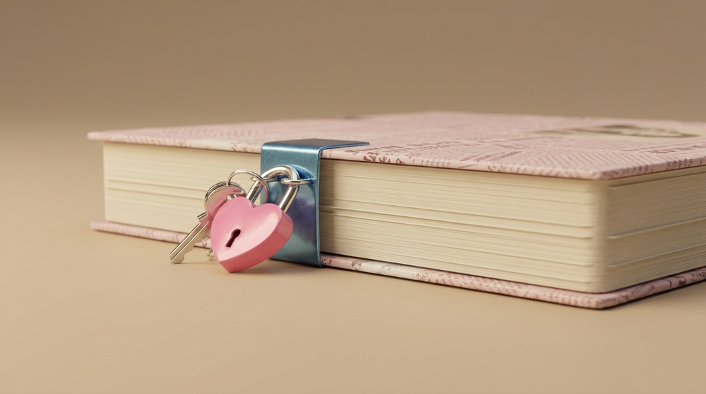 Lock Diary Notebook – Secret Journal with Key
