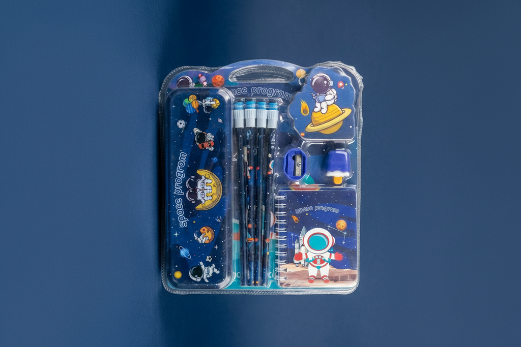 Kids Carry Stationery Kit – Cute Theme All-in-One Set