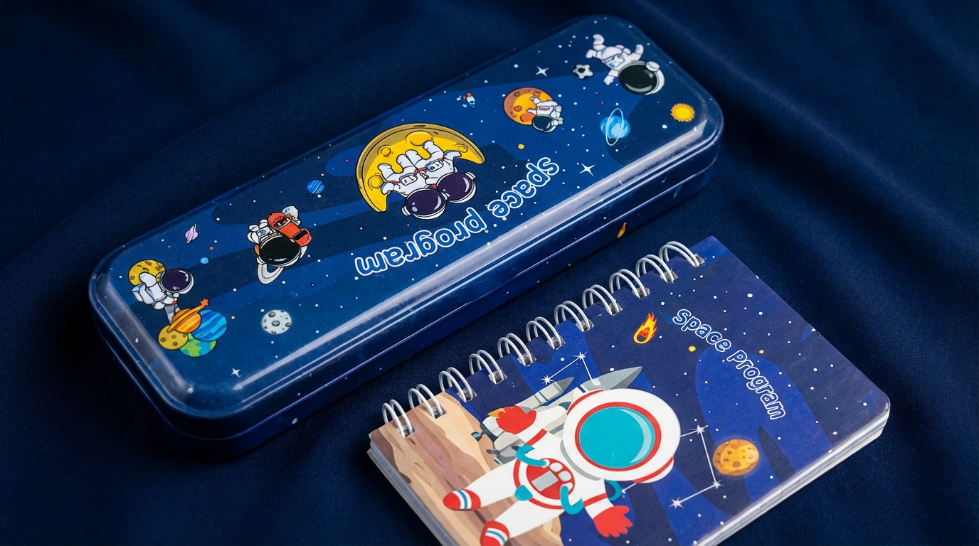 Kids Carry Stationery Kit – Cute Theme All-in-One Set