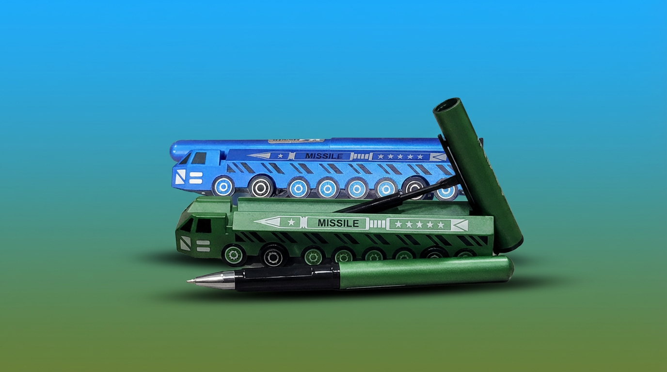 Missile Truck Toy Pen – Military Vehicle Style Fun Writing
