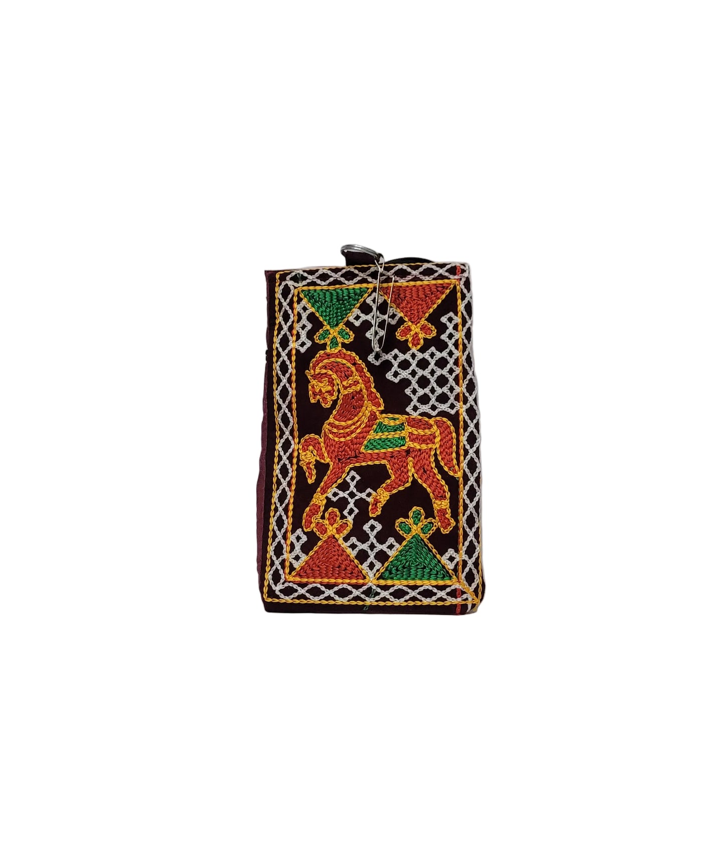 Handcrafted Embroidered Phone Pouch