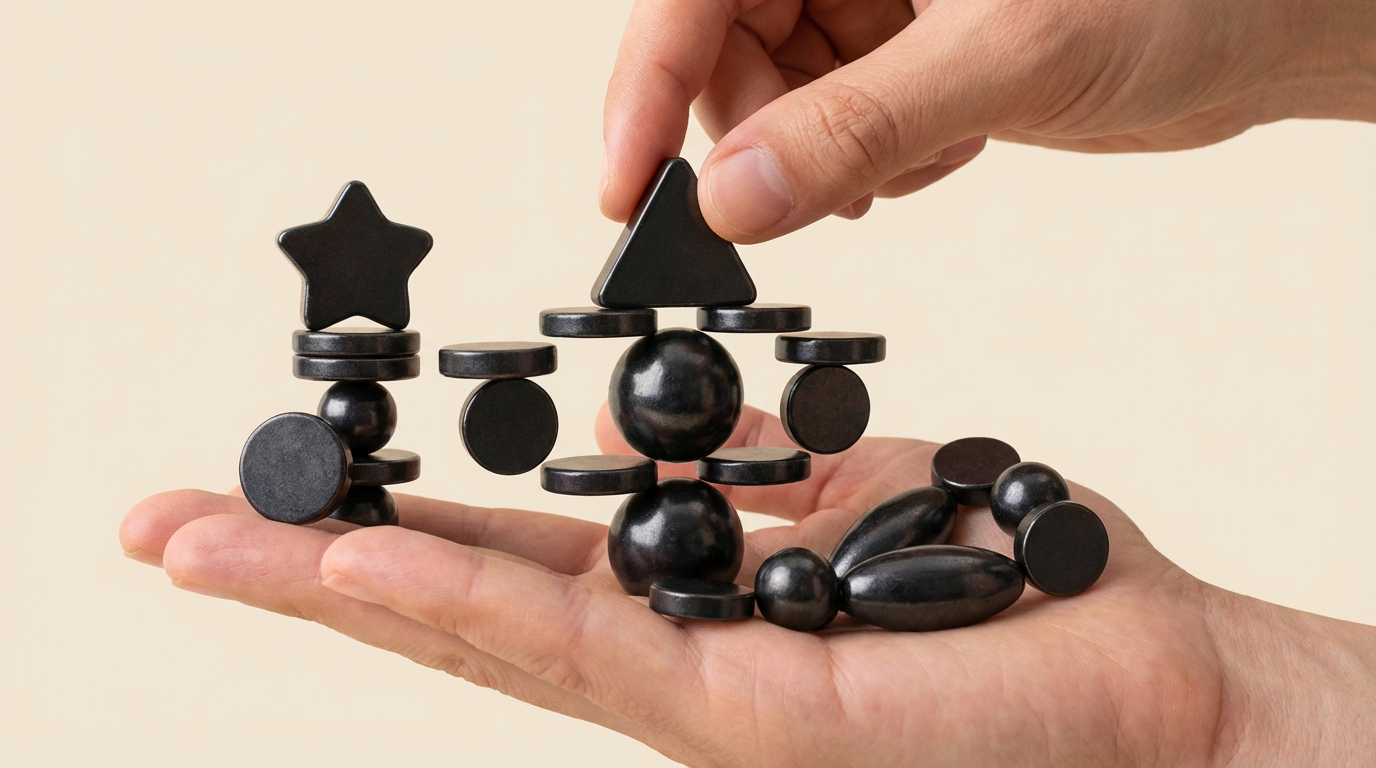 Super Strong Magnetic Power Kit – Black Light Sphere Set
